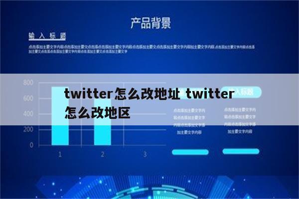 twitter怎么改地址 twitter怎么改地区