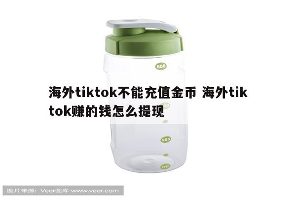 海外tiktok不能充值金币 海外tiktok赚的钱怎么提现