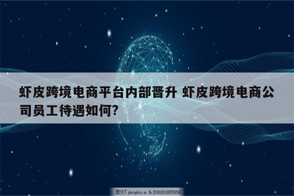 虾皮跨境电商平台内部晋升 虾皮跨境电商公司员工待遇如何?