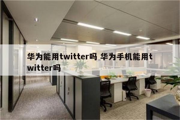 华为能用twitter吗 华为手机能用twitter吗