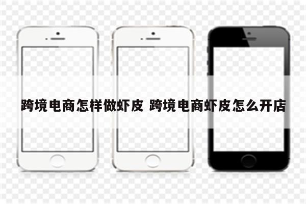 跨境电商怎样做虾皮 跨境电商虾皮怎么开店