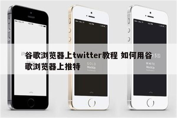 谷歌浏览器上twitter教程 如何用谷歌浏览器上推特