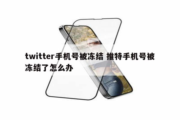 twitter手机号被冻结 推特手机号被冻结了怎么办