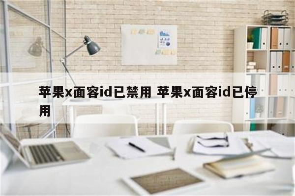 苹果x面容id已禁用 苹果x面容id已停用