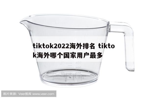 tiktok2022海外排名 tiktok海外哪个国家用户最多