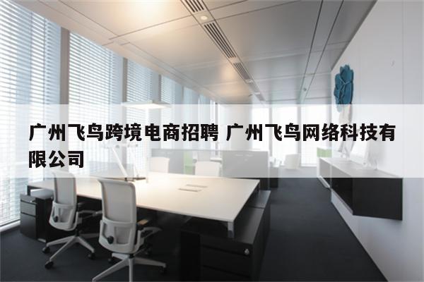 广州飞鸟跨境电商招聘 广州飞鸟网络科技有限公司
