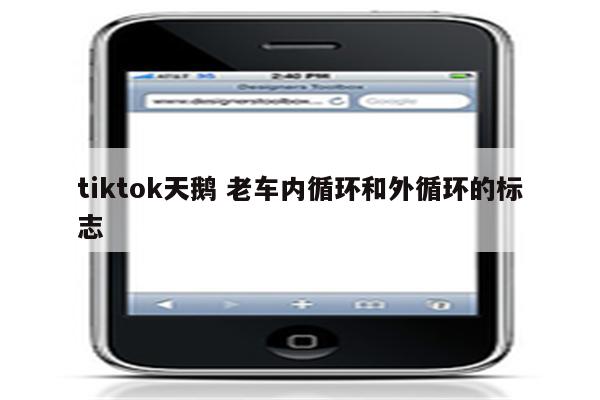 tiktok天鹅 老车内循环和外循环的标志