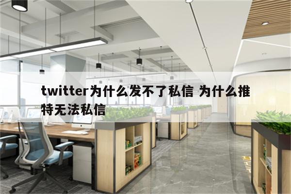 twitter为什么发不了私信 为什么推特无法私信