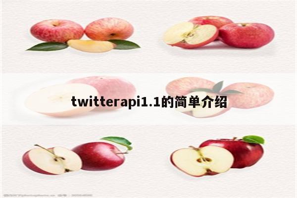 twitterapi1.1的简单介绍