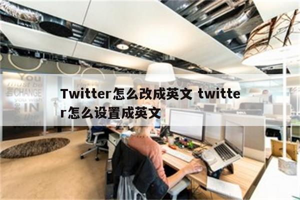 Twitter怎么改成英文 twitter怎么设置成英文