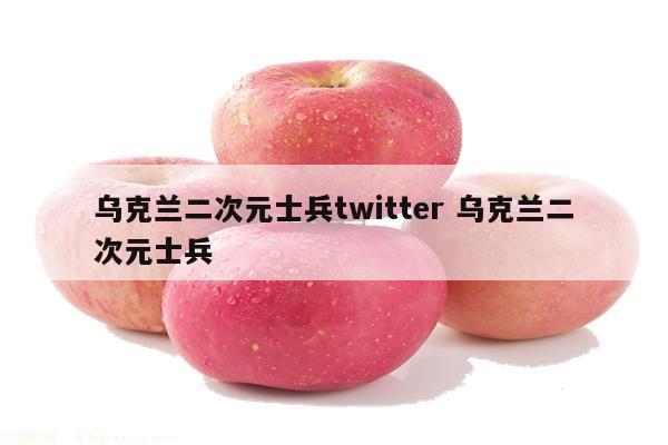 乌克兰二次元士兵twitter 乌克兰二次元士兵
