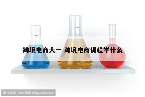 跨境电商大一 跨境电商课程学什么