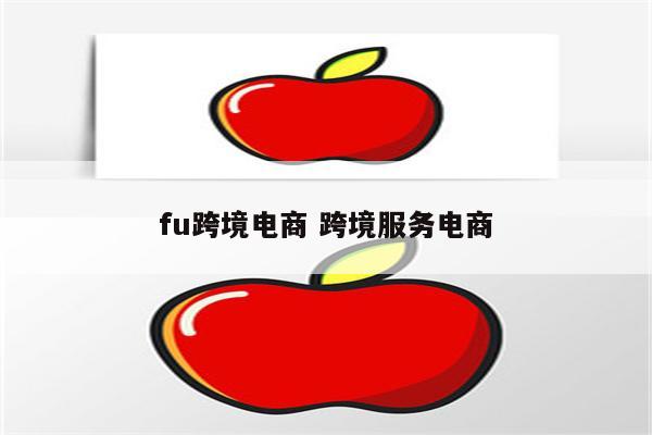 fu跨境电商 跨境服务电商