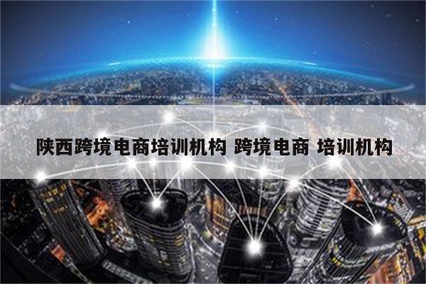 陕西跨境电商培训机构 跨境电商 培训机构