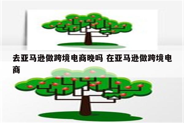 去亚马逊做跨境电商晚吗 在亚马逊做跨境电商