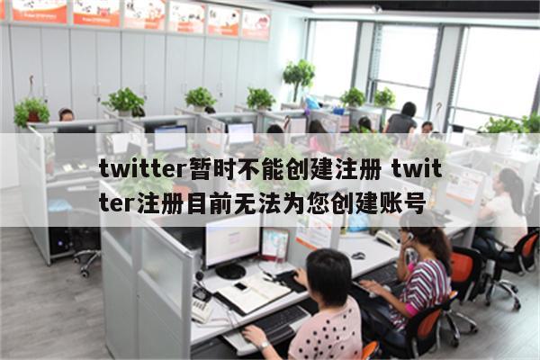 twitter暂时不能创建注册 twitter注册目前无法为您创建账号