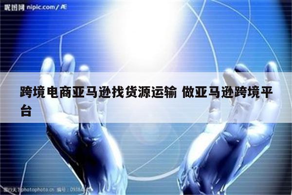 跨境电商亚马逊找货源运输 做亚马逊跨境平台