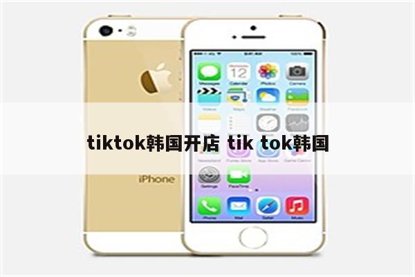 tiktok韩国开店 tik tok韩国