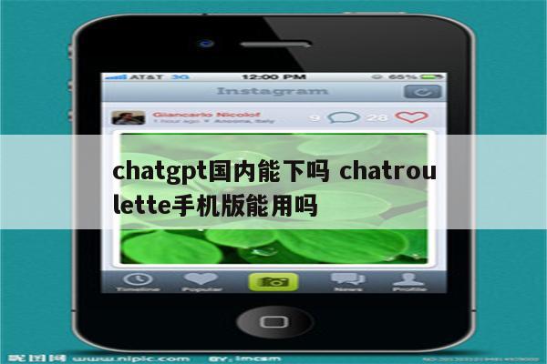 chatgpt国内能下吗 chatroulette手机版能用吗