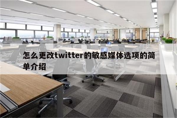 怎么更改twitter的敏感媒体选项的简单介绍
