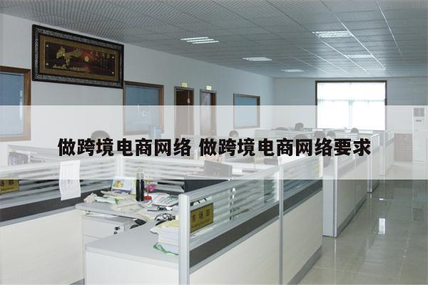 做跨境电商网络 做跨境电商网络要求
