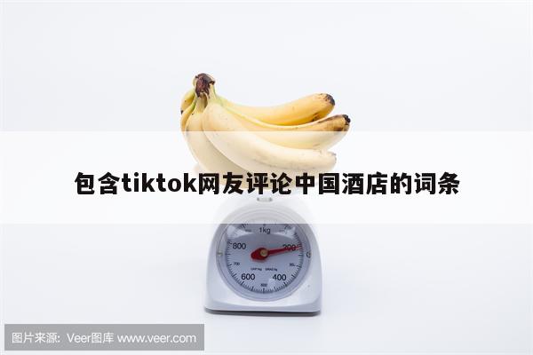 包含tiktok网友评论中国酒店的词条