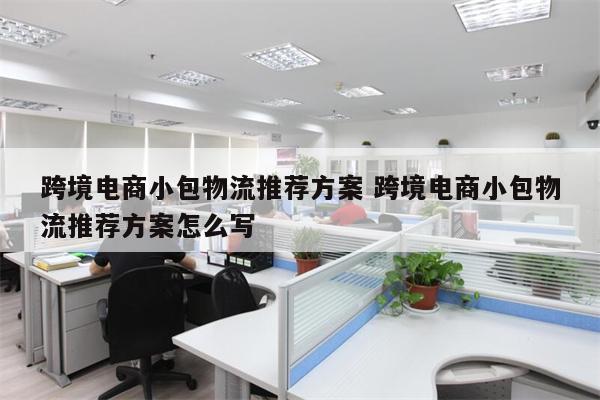 跨境电商小包物流推荐方案 跨境电商小包物流推荐方案怎么写