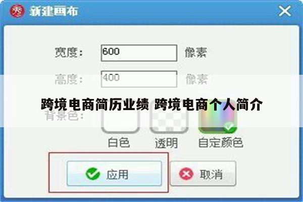 跨境电商简历业绩 跨境电商个人简介