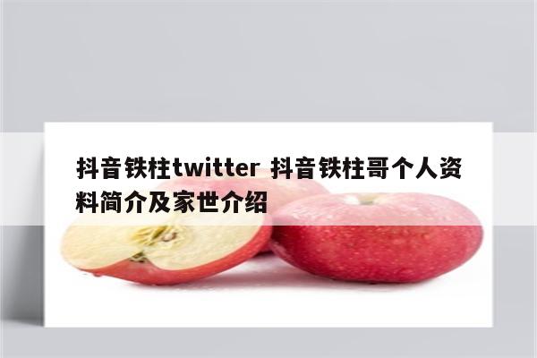 抖音铁柱twitter 抖音铁柱哥个人资料简介及家世介绍