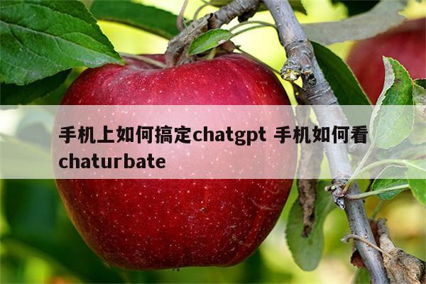 手机上如何搞定chatgpt 手机如何看chaturbate