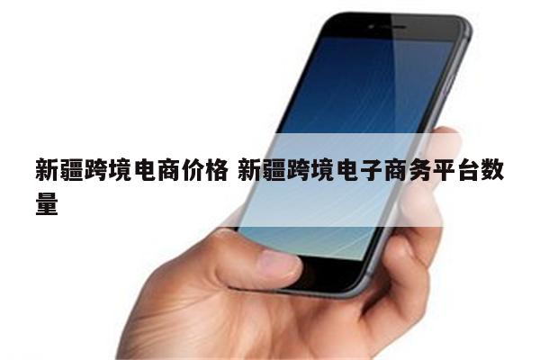 新疆跨境电商价格 新疆跨境电子商务平台数量