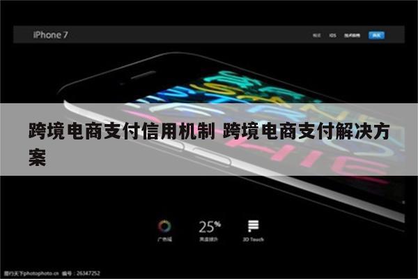 跨境电商支付信用机制 跨境电商支付解决方案