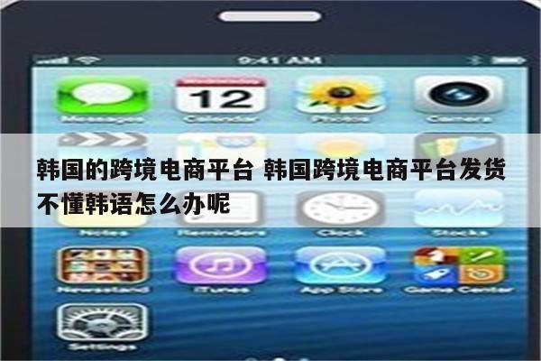 韩国的跨境电商平台 韩国跨境电商平台发货不懂韩语怎么办呢