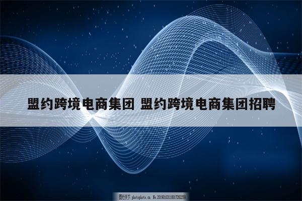 盟约跨境电商集团 盟约跨境电商集团招聘