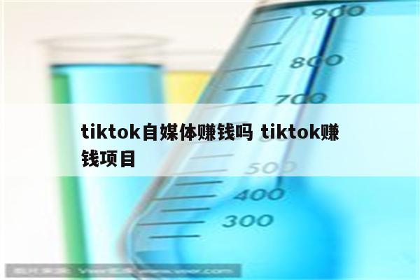 tiktok自媒体赚钱吗 tiktok赚钱项目