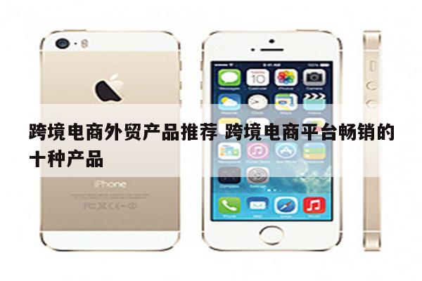 跨境电商外贸产品推荐 跨境电商平台畅销的十种产品