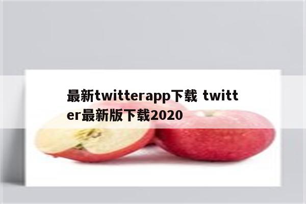 最新twitterapp下载 twitter最新版下载2020