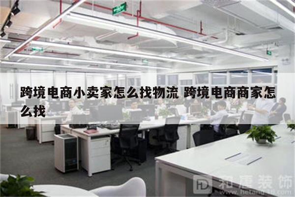 跨境电商小卖家怎么找物流 跨境电商商家怎么找