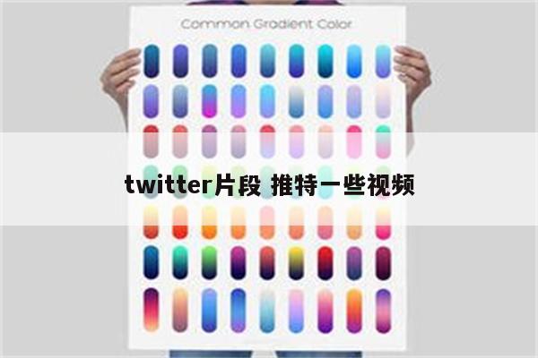 twitter片段 推特一些视频