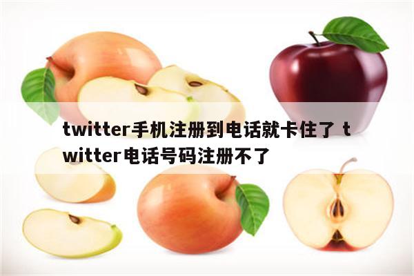 twitter手机注册到电话就卡住了 twitter电话号码注册不了