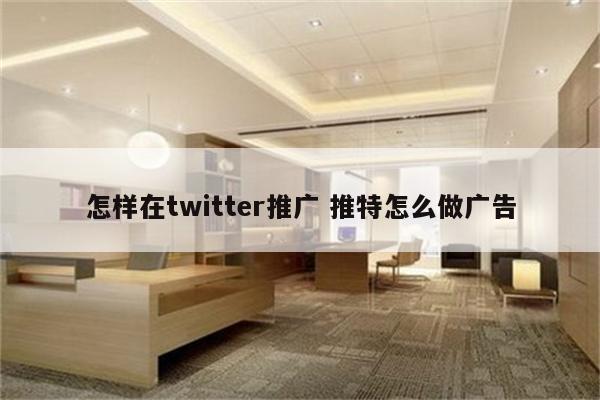 怎样在twitter推广 推特怎么做广告