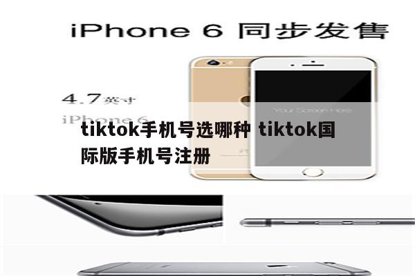 tiktok手机号选哪种 tiktok国际版手机号注册