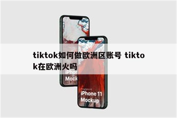 tiktok如何做欧洲区账号 tiktok在欧洲火吗