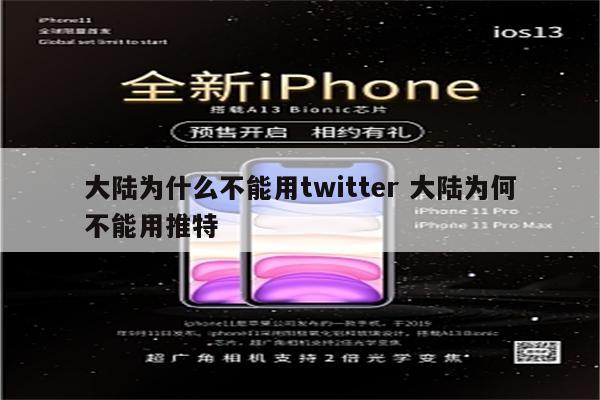 大陆为什么不能用twitter 大陆为何不能用推特