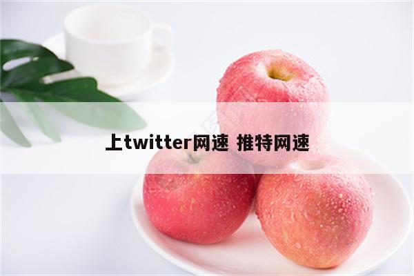 上twitter网速 推特网速