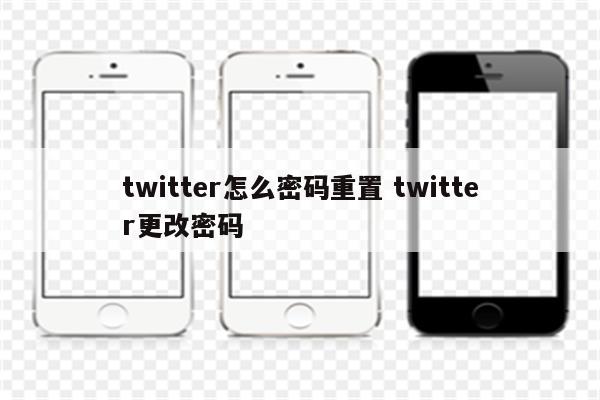 twitter怎么密码重置 twitter更改密码