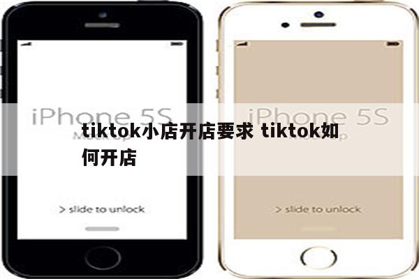 tiktok小店开店要求 tiktok如何开店