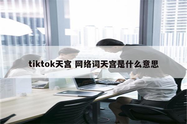 tiktok天宫 网络词天宫是什么意思
