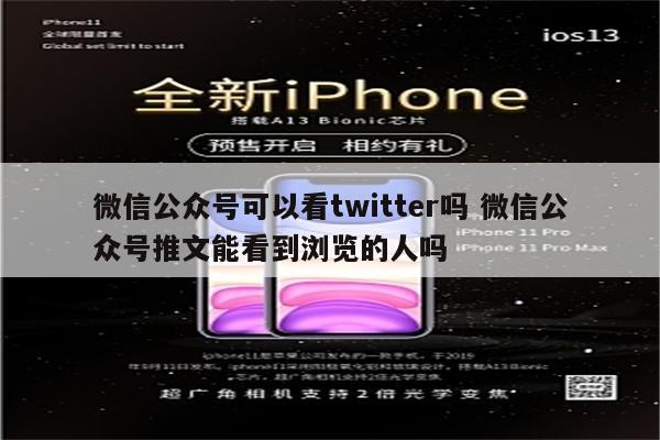 微信公众号可以看twitter吗 微信公众号推文能看到浏览的人吗