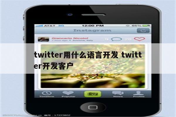 twitter用什么语言开发 twitter开发客户
